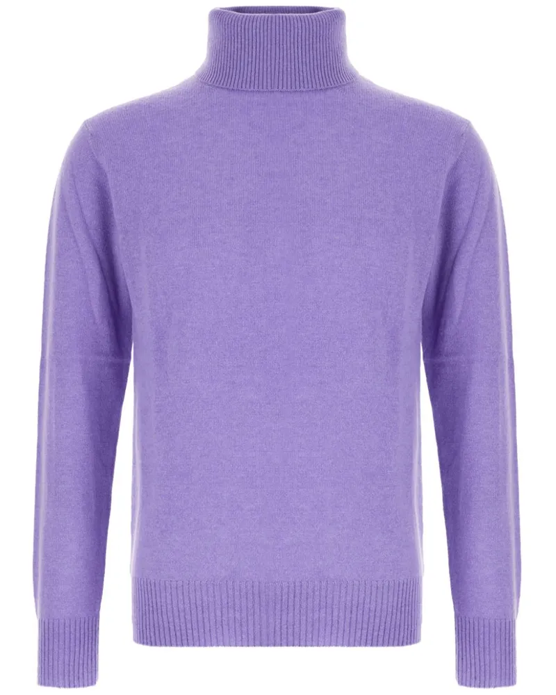 Customer Lovers Pullover mit Rollkragen - Violett Violett