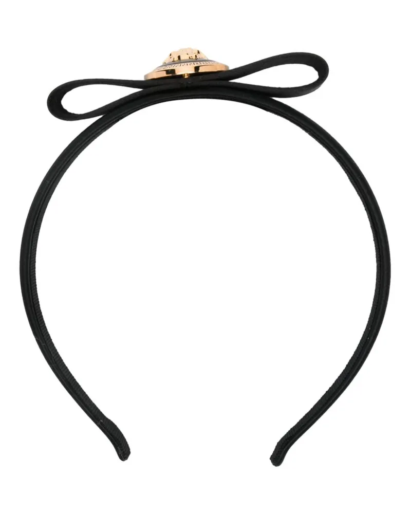 Versace Gianni Ribbon Haarreif - Schwarz Schwarz