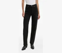 Gerade Ribcage Jeans - Schwarz