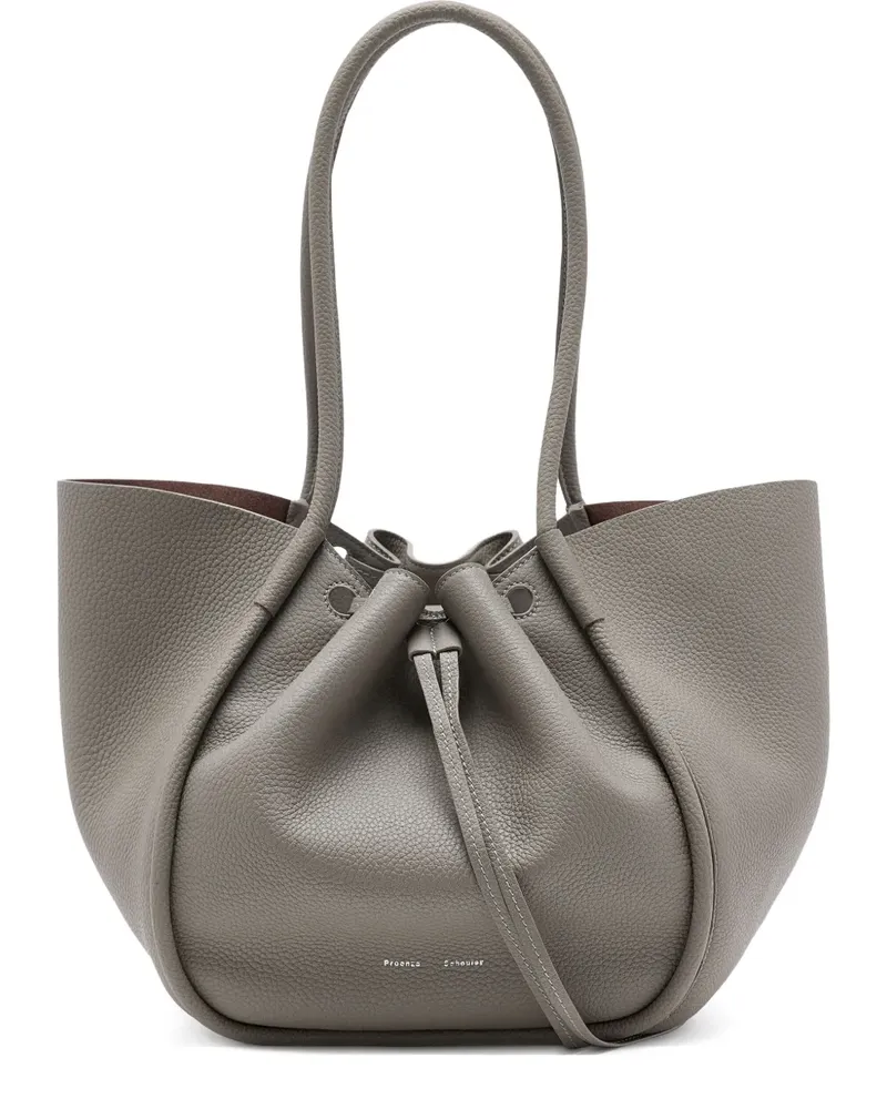 Proenza Schouler Großer Shopper mit Raffungen - Nude Nude