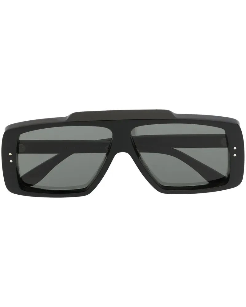 Gucci Sonnenbrille im Oversized-Look - Schwarz Schwarz