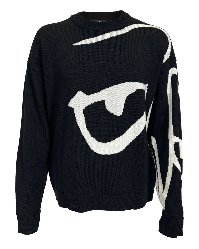 Haculla The Face Pullover - Schwarz Schwarz