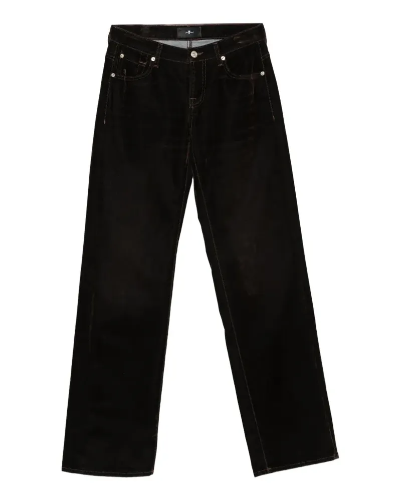 7 for all mankind Gerade Jeans - Braun Braun