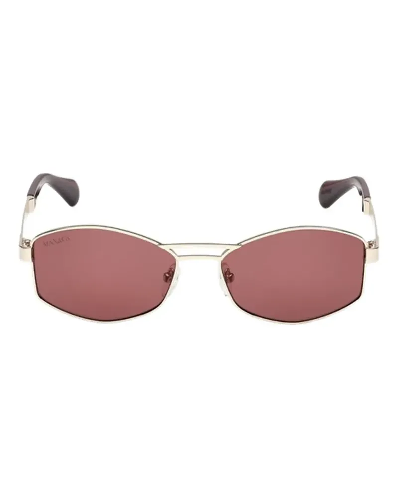 MAX&Co. geometric-frame sunglasses - Gold Gold