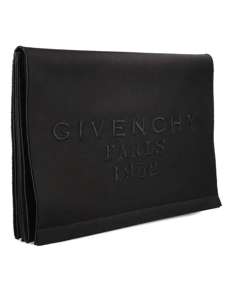 Givenchy Paris 1952 Clutch aus Satin - Schwarz Schwarz