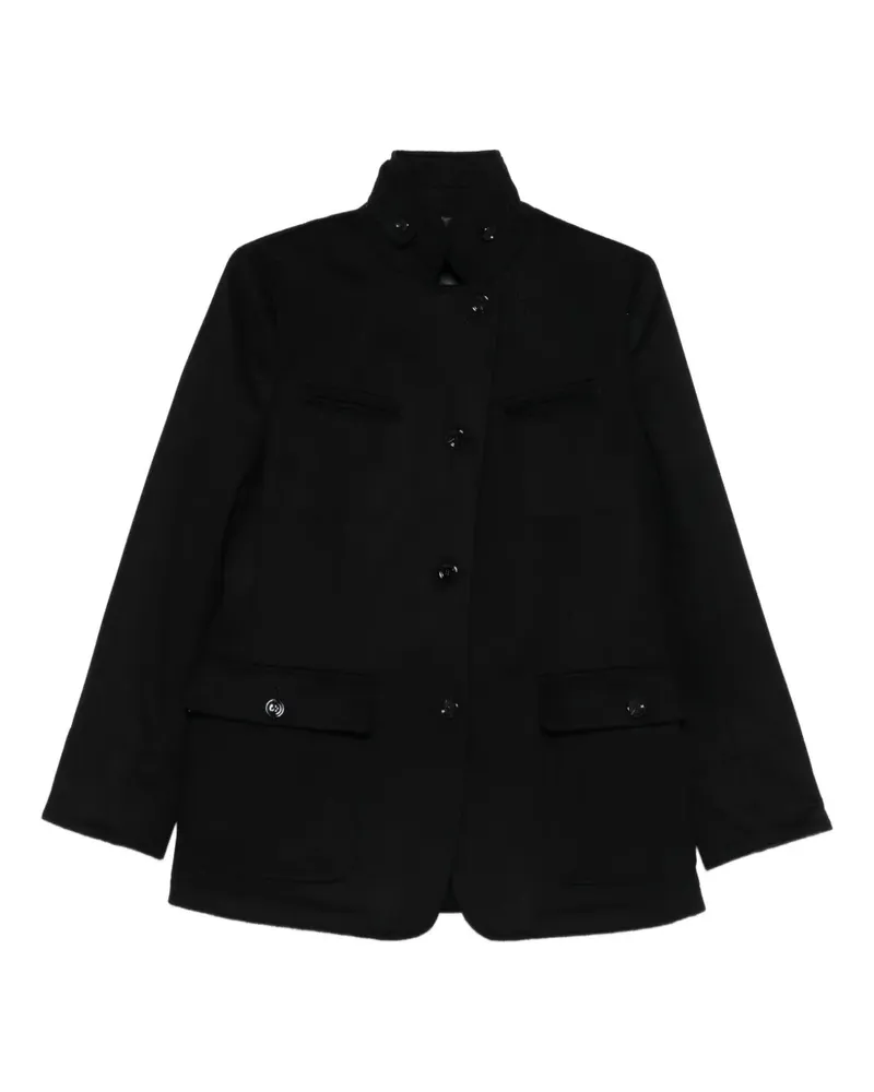 LARDINI button-fastening jacket - Schwarz Schwarz