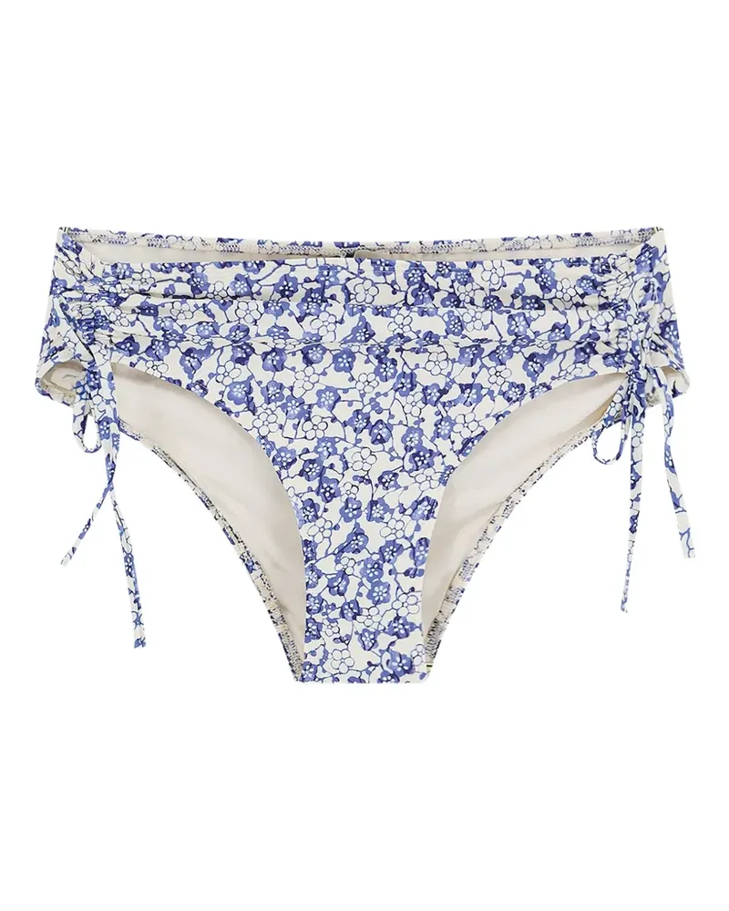 Isabel Marant floral-print tie-side briefs - Nude Nude