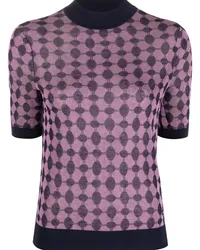 Tory Burch Pullover mit geometrischem Print Blau