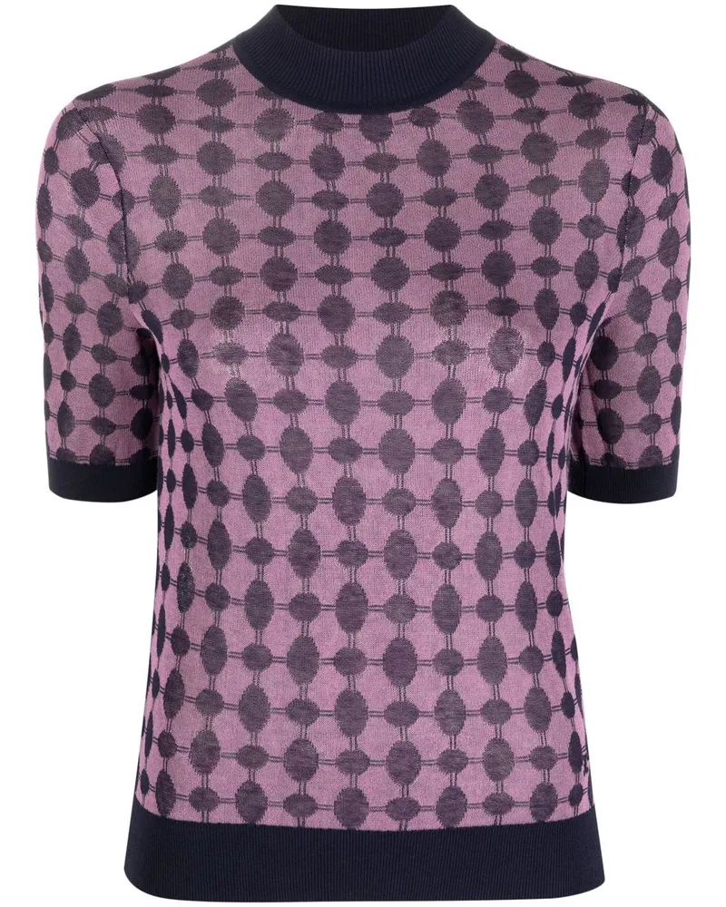 Tory Burch Pullover mit geometrischem Print - Blau Blau