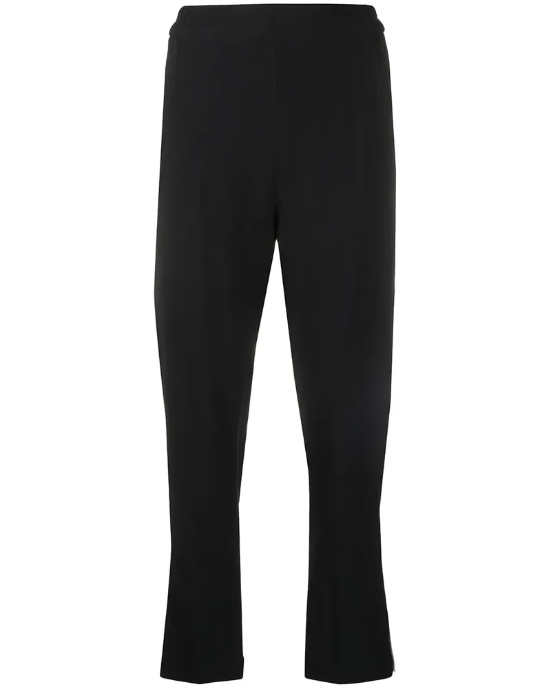 Ann Demeulemeester Gerade Cropped-Hose - Schwarz Schwarz