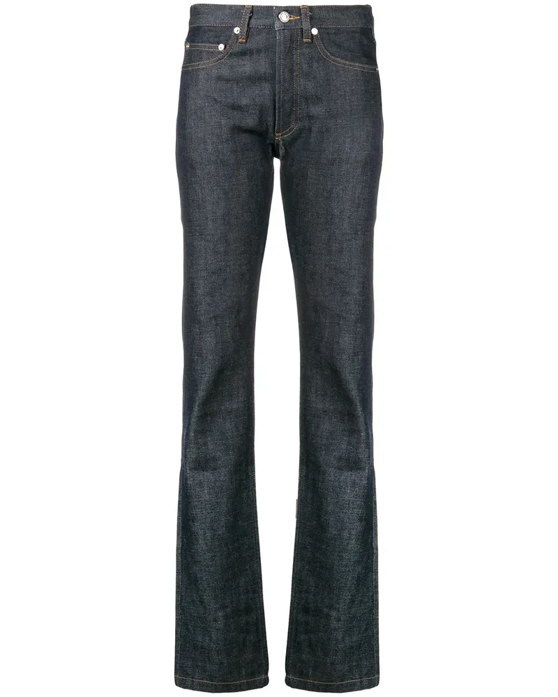 A.P.C. Gerade Jeans - Blau Blau