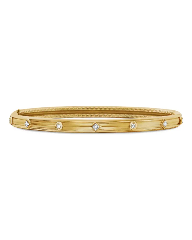 David Yurman 18kt Modern Renaissance Gelbgoldarmreif mit Diamant Gold