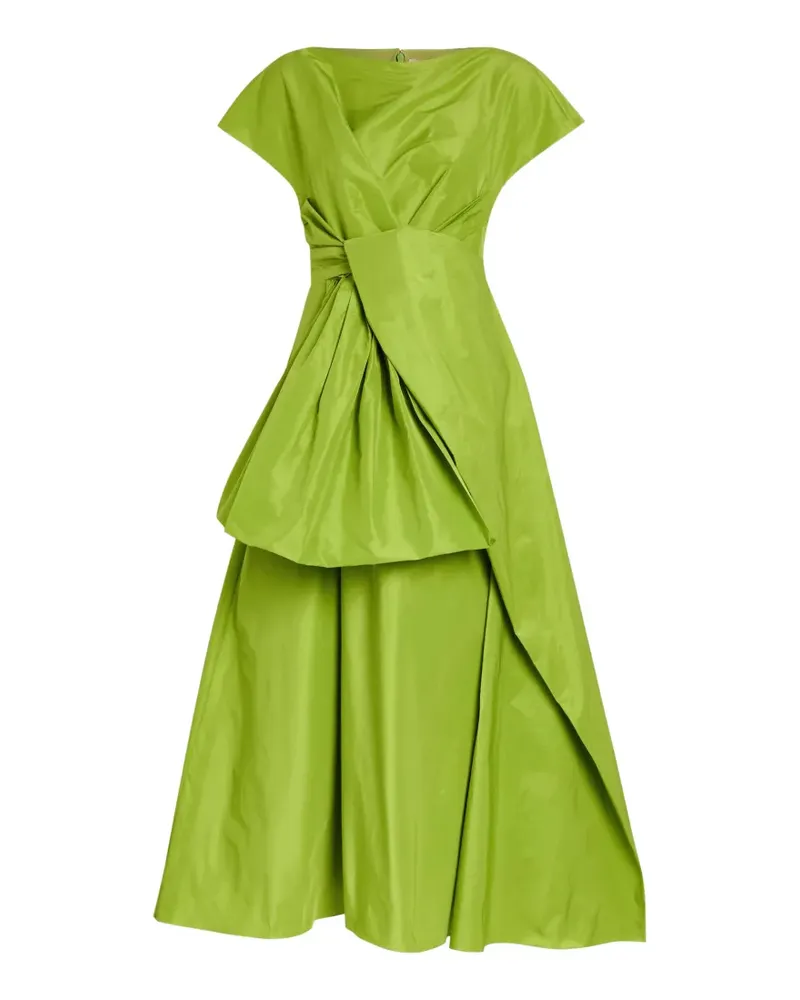 Roksanda Ilincic Drapiertes Nila Midikleid - Grün Grün