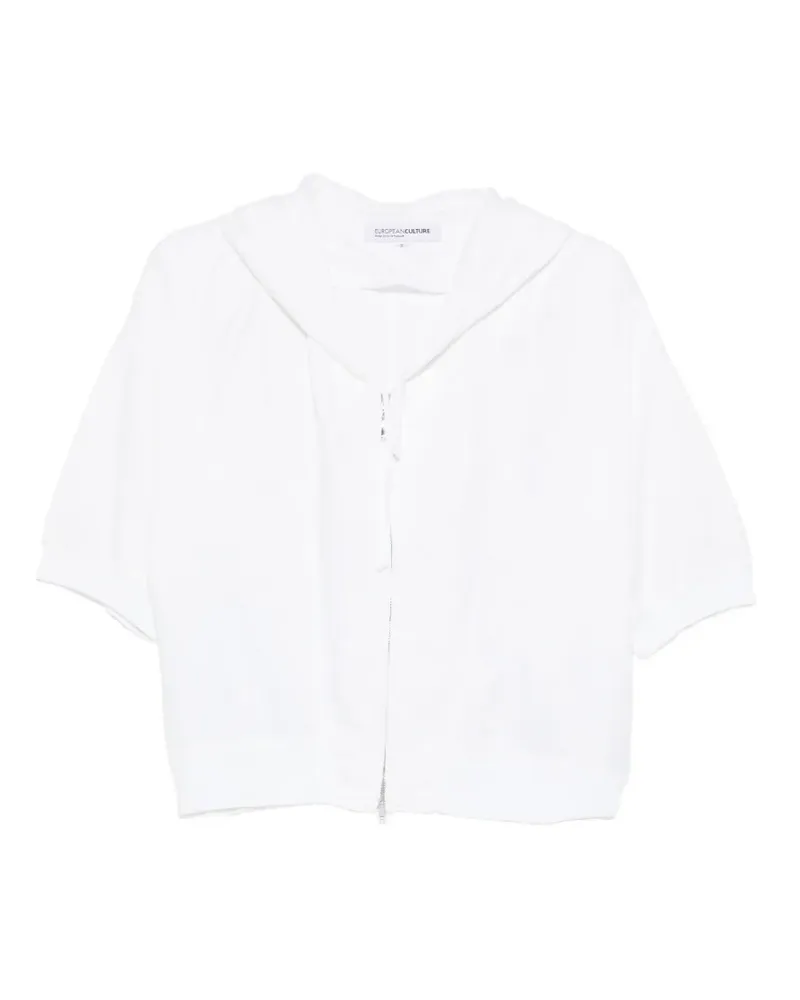 European Culture zip hoodie - Weiß Weiß