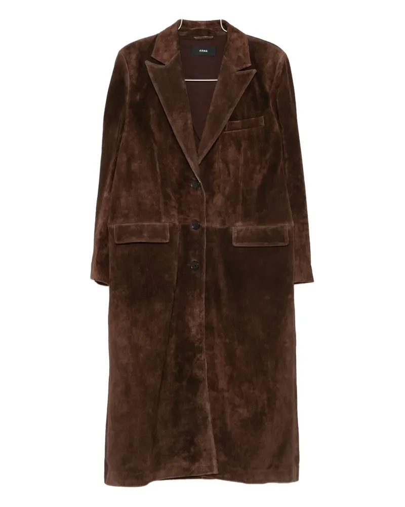 Arma Alissa Trenchcoat aus Wildleder - Braun Braun