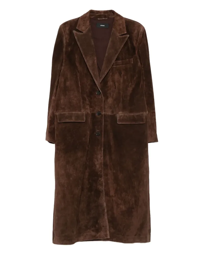Arma Alissa Trenchcoat aus Wildleder - Braun Braun
