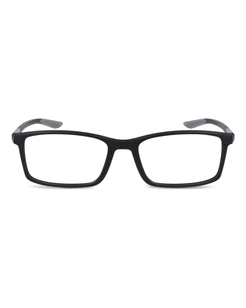 Nike Brille mit eckigem Gestell - Schwarz Schwarz