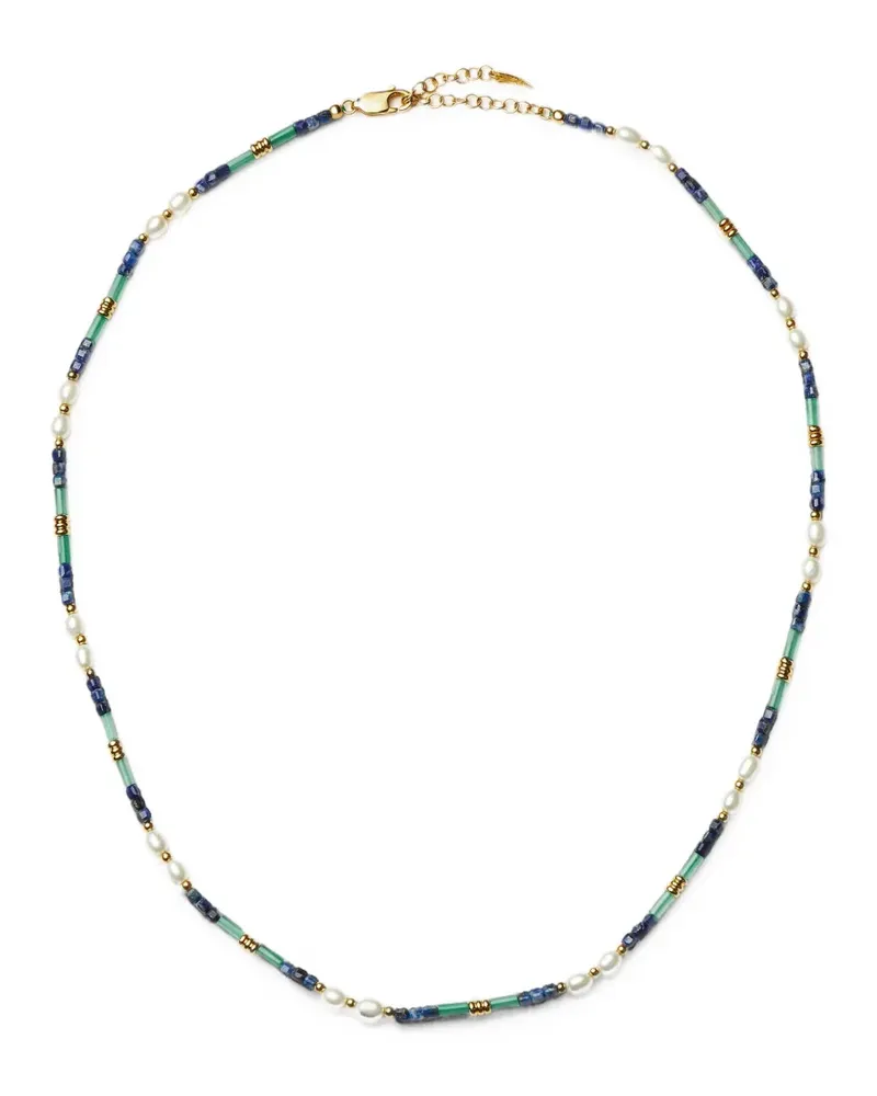 Missoma Halskette mit Perlen - Blau Blau