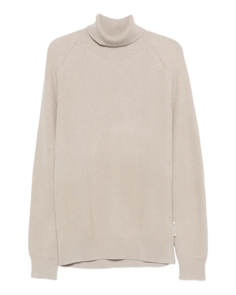 Marc O'Polo Gestrickter Rollkragenpullover - Nude Nude