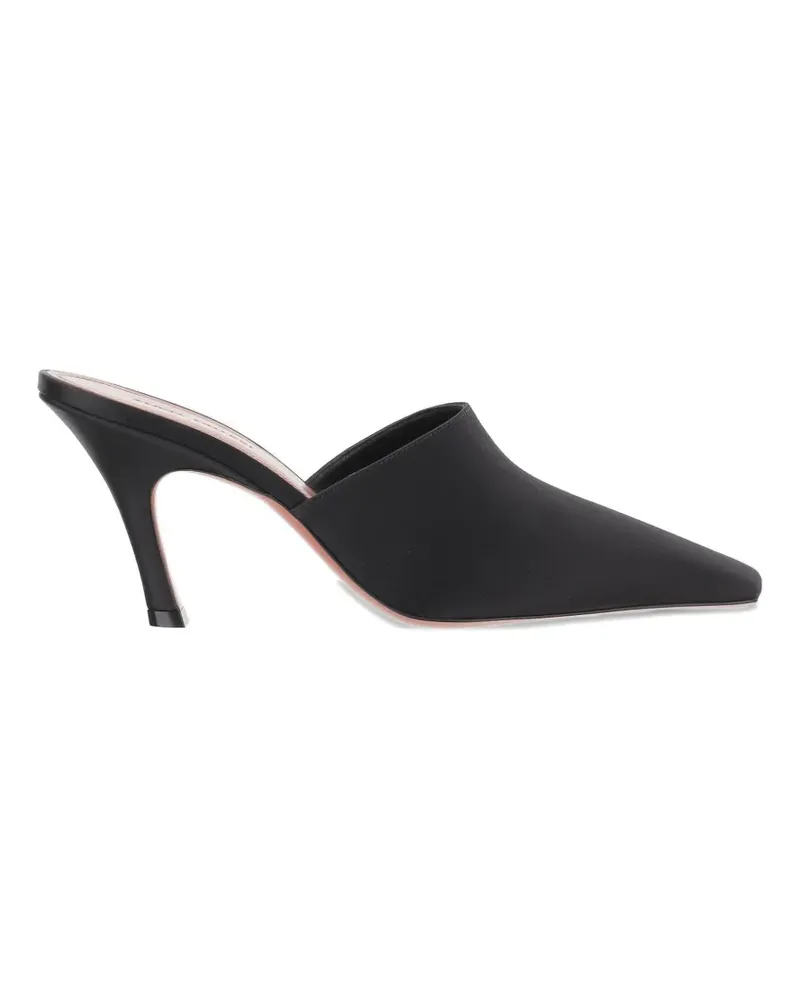 Amina Muaddi Jamie square-toe mules - Schwarz Schwarz