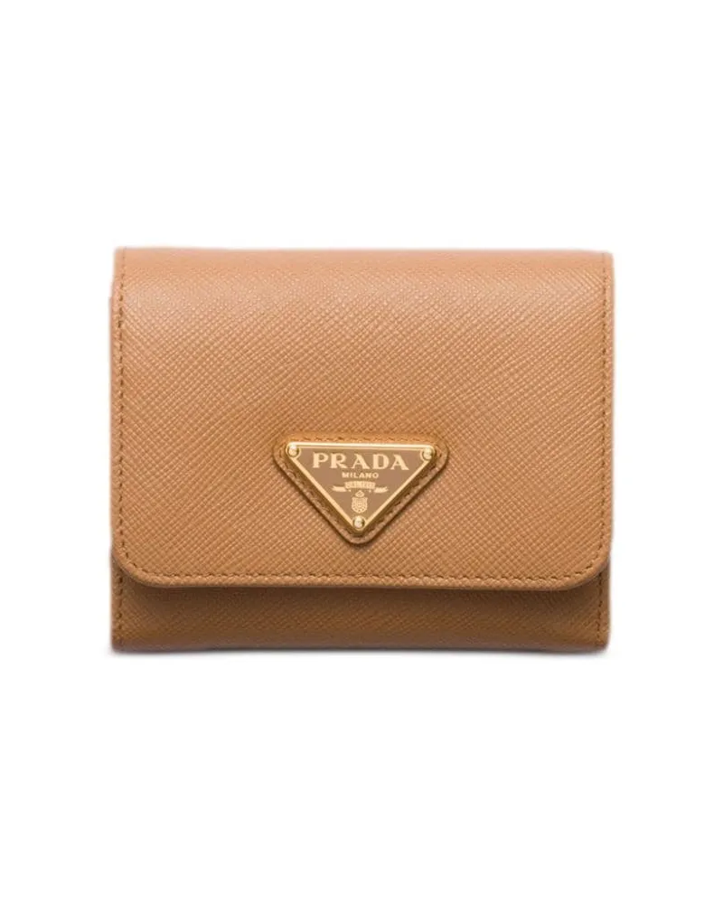 Prada Saffiano Portemonnaie - Braun Braun