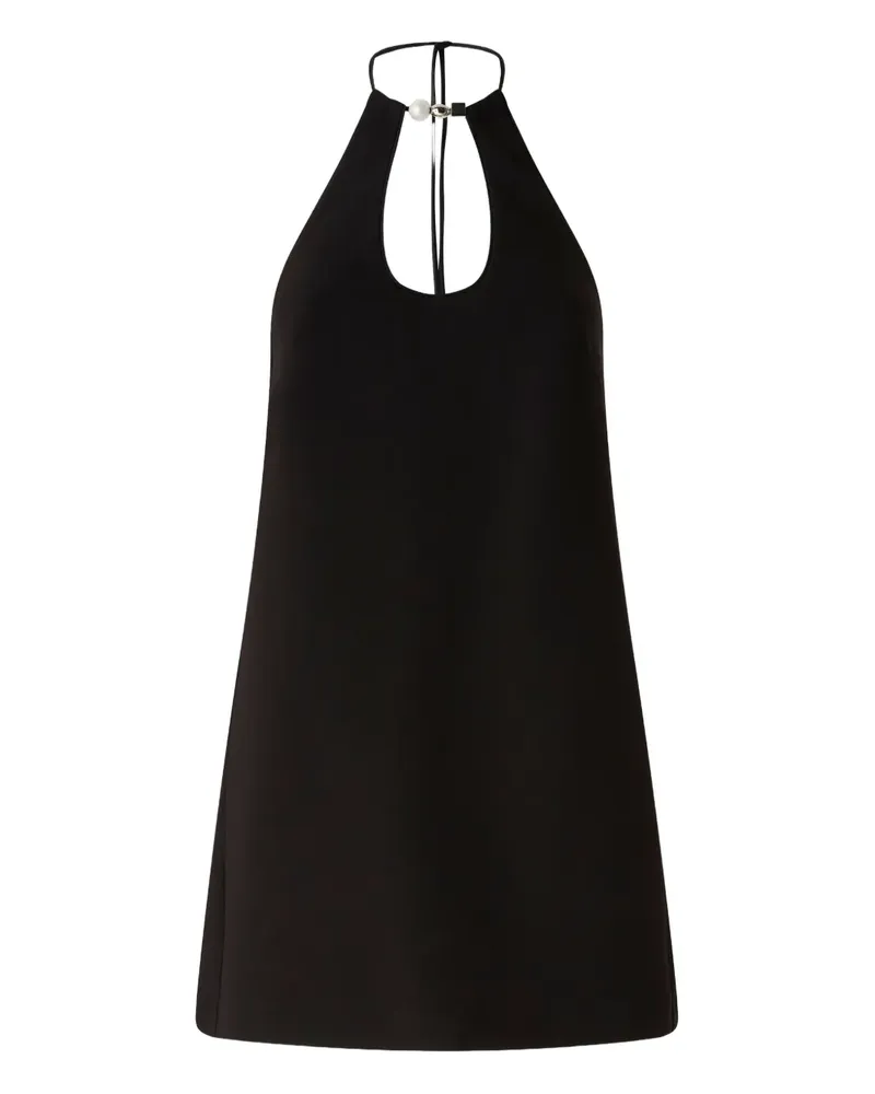 Pinko Neckholder-Cocktailkleid mit Schnürung - Schwarz Schwarz