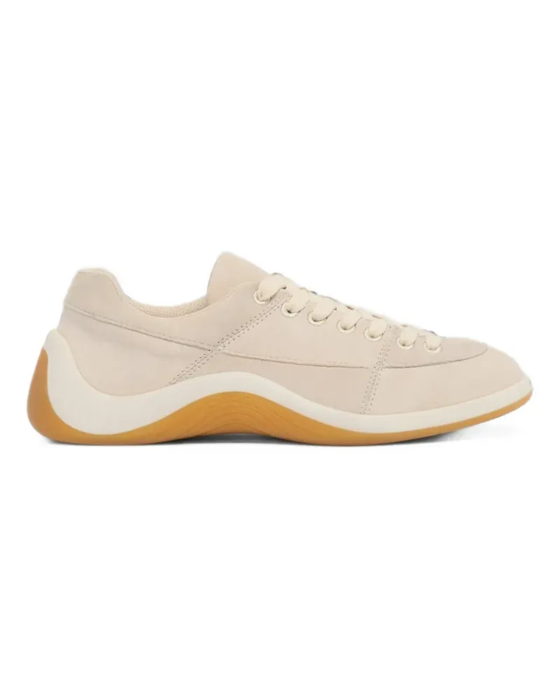 Carel Jane Low-Top-Sneakers aus Wildleder - Nude Nude