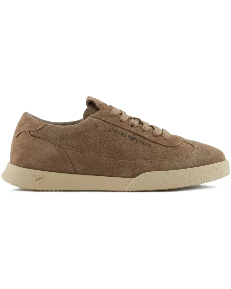 Emporio Armani Sneakers aus Wildleder - Braun Braun