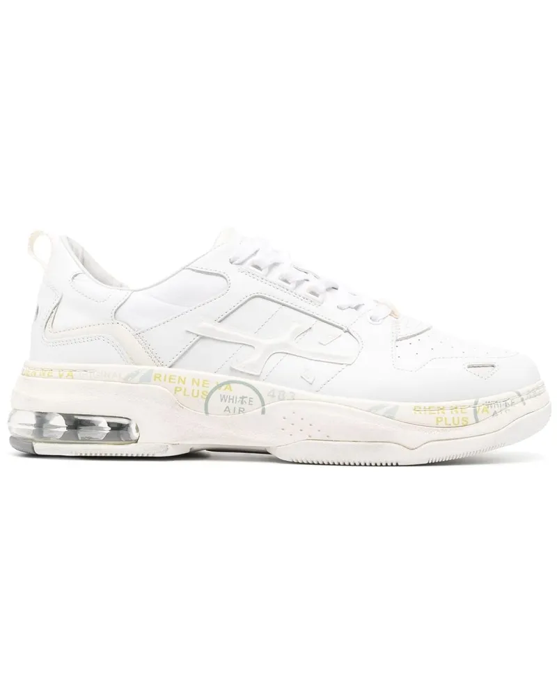 Premiata Sneakers mit Einsätzen - Weiß Weiß