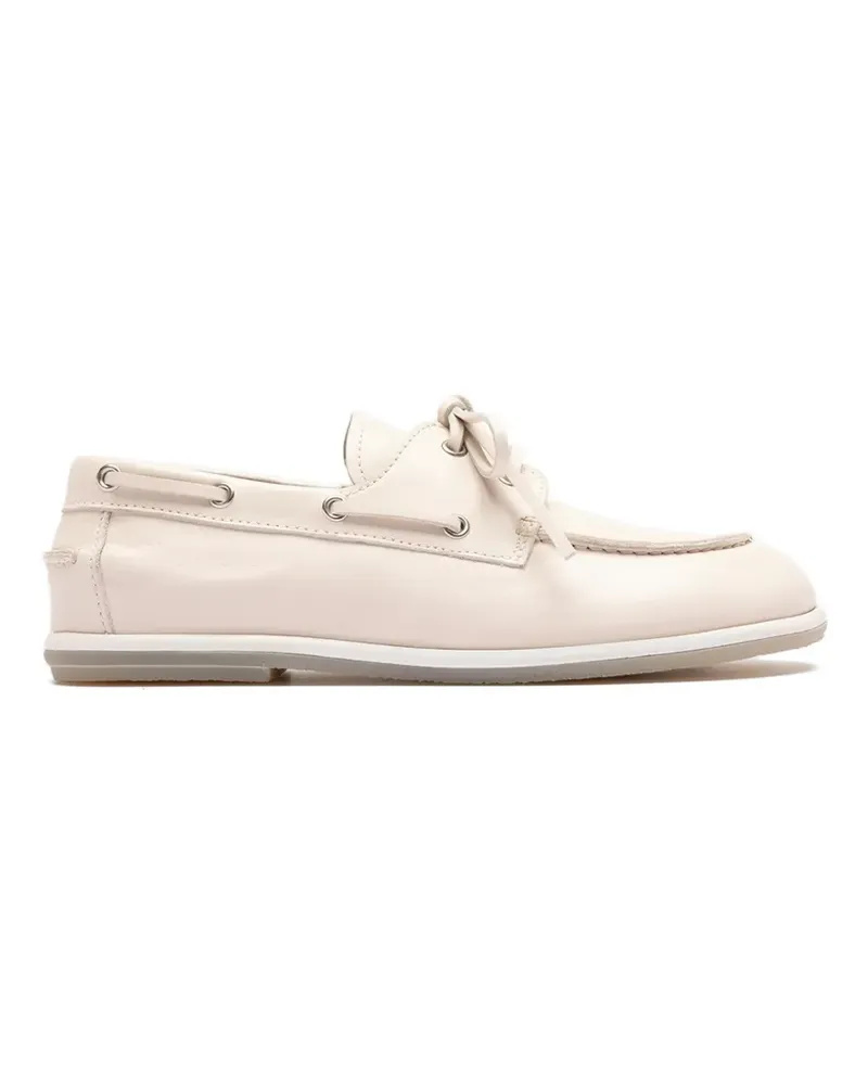 Officine Creative Italia Love 101 lace-up loafers - Nude Nude