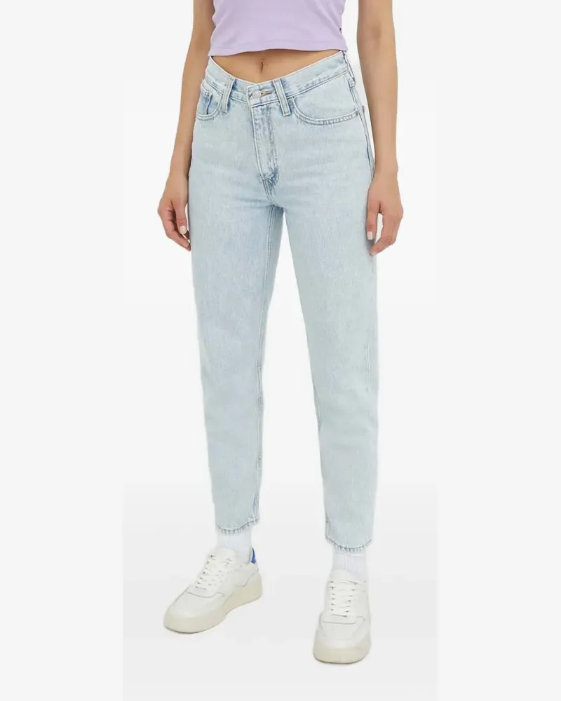 Levi's 80's Mom Jeans mit Nieten - Blau Blau