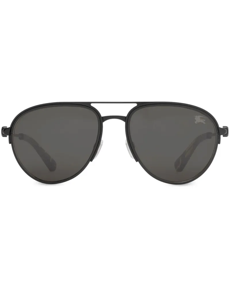 Burberry Shield Pilotenbrille Schwarz