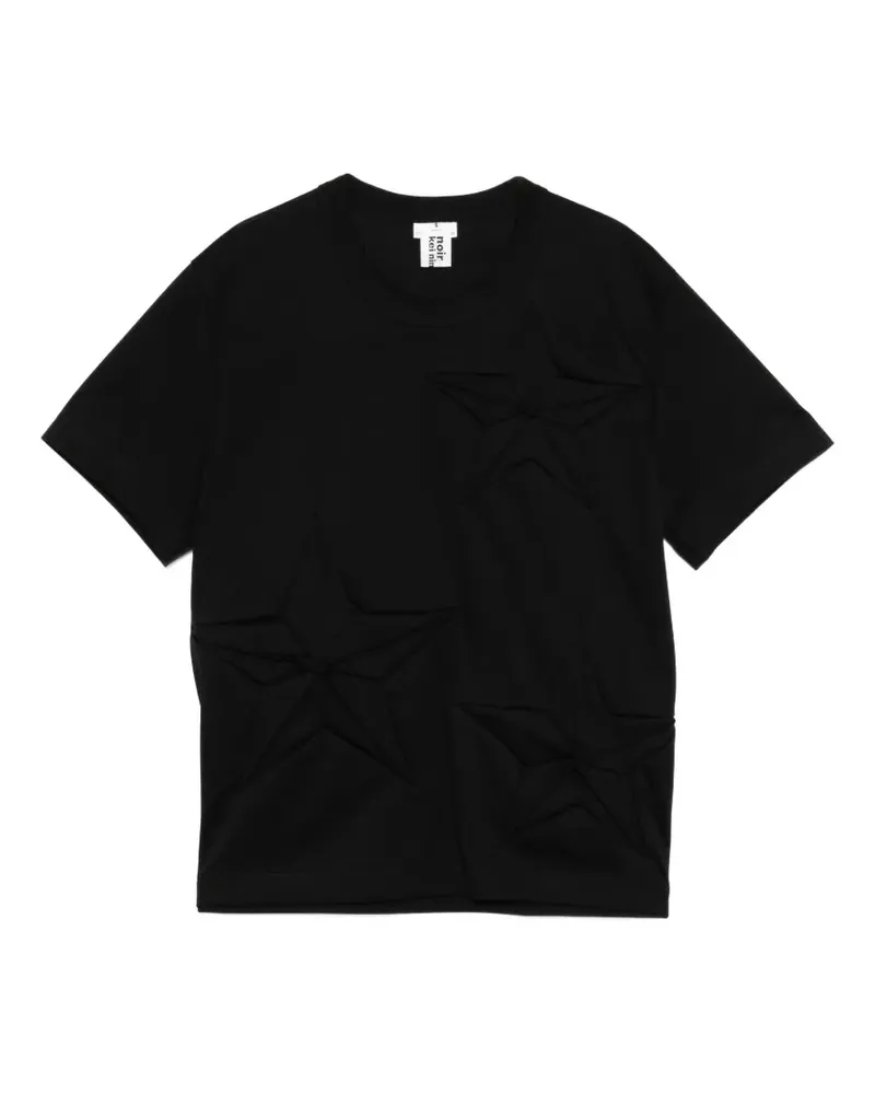Noir Kei Ninomiya star-patch T-shirt - Schwarz Schwarz