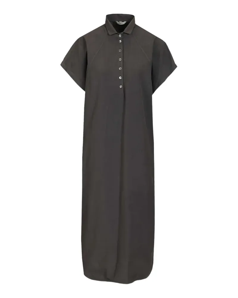 BARENA Serafina Tendon raglan-sleeve midi dress - Grau Grau