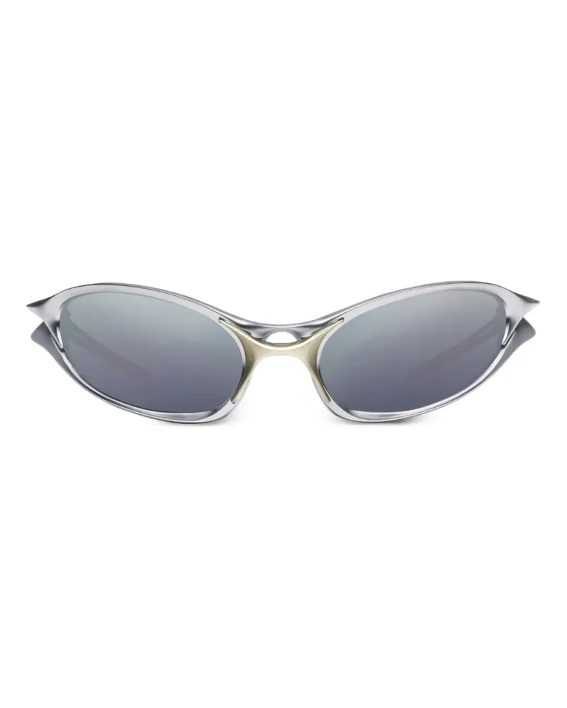 Gentle Monster Geometrische Species MSV2 Sonnenbrille - Silber Silber