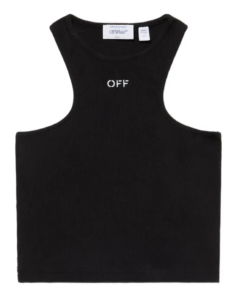 OFF-WHITE Off Stamp rib rowing top - Schwarz Schwarz