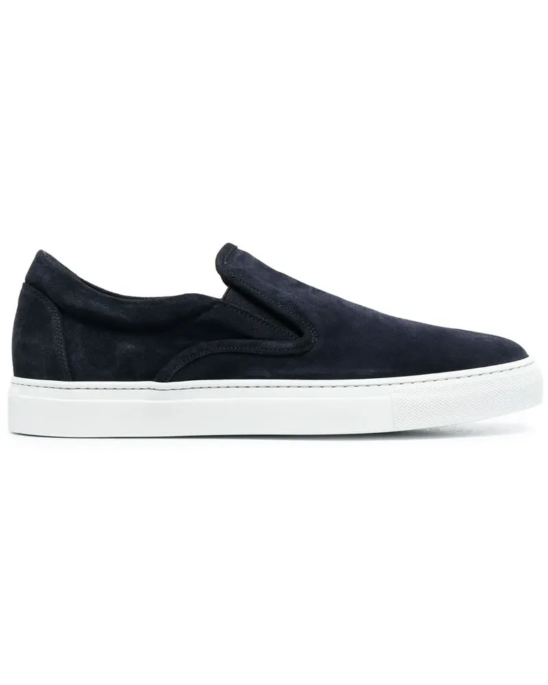 Scarosso Klassische Slip-On-Sneakers - Blau Blau