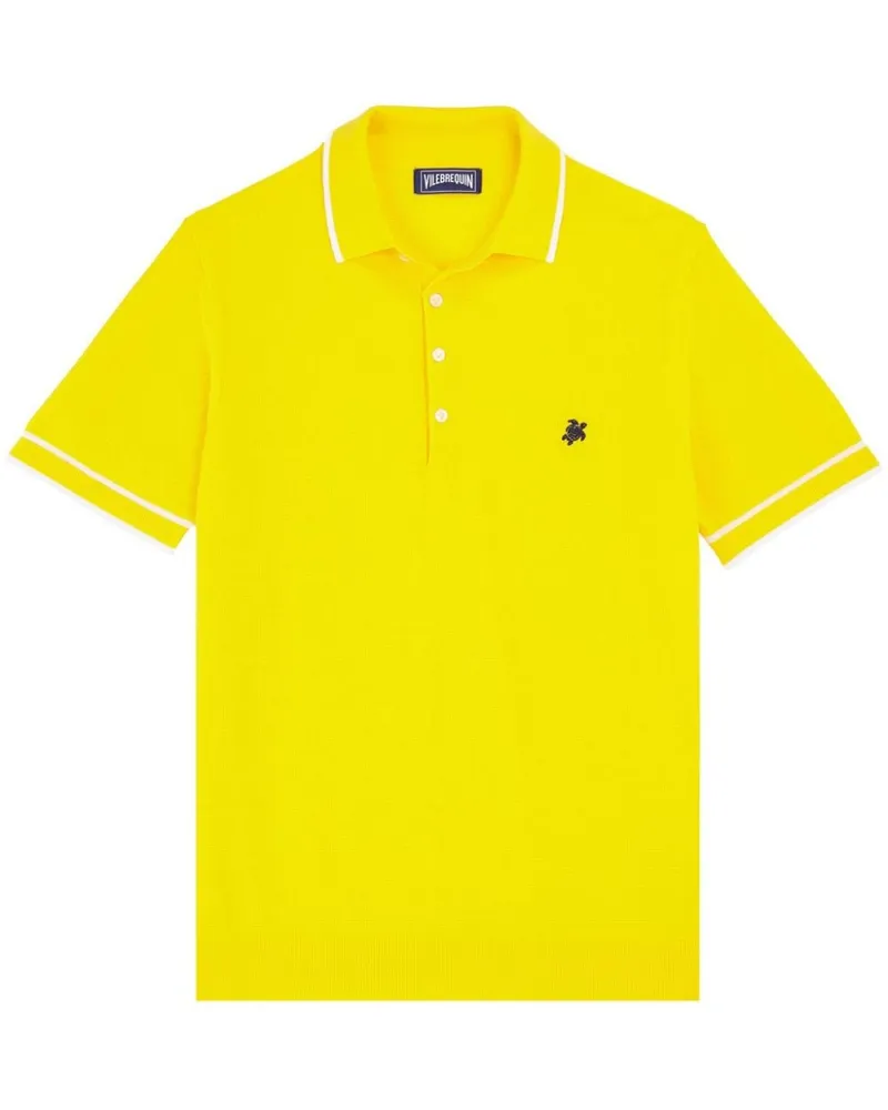 Vilebrequin Poloshirt mit Logo-Stickerei Gelb