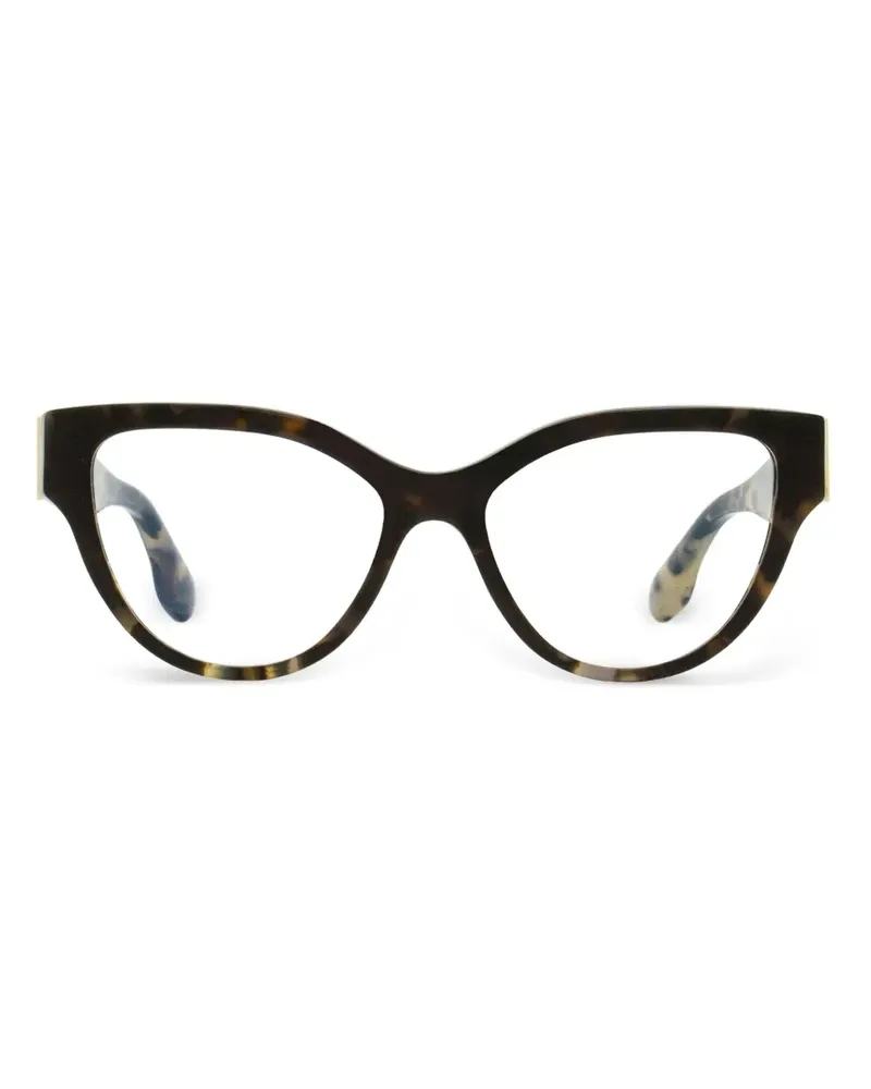 Victoria Beckham Brille im Cat-Eye-Design - Braun Braun