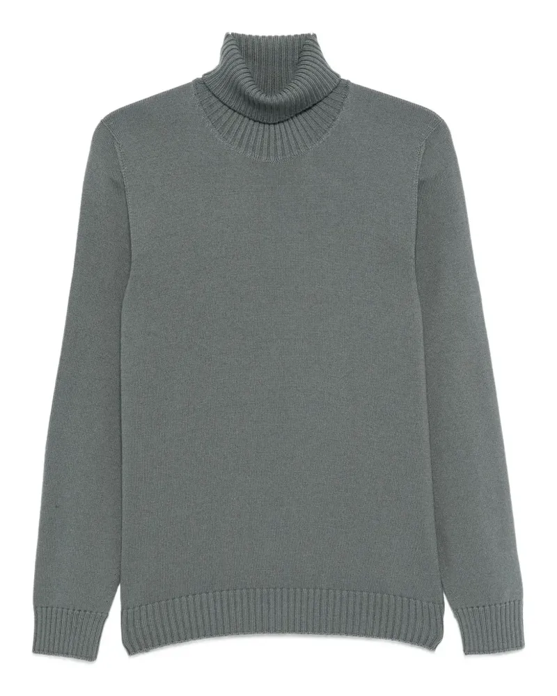 Drumohr  Merinopullover mit Rollkragen - Blau Blau