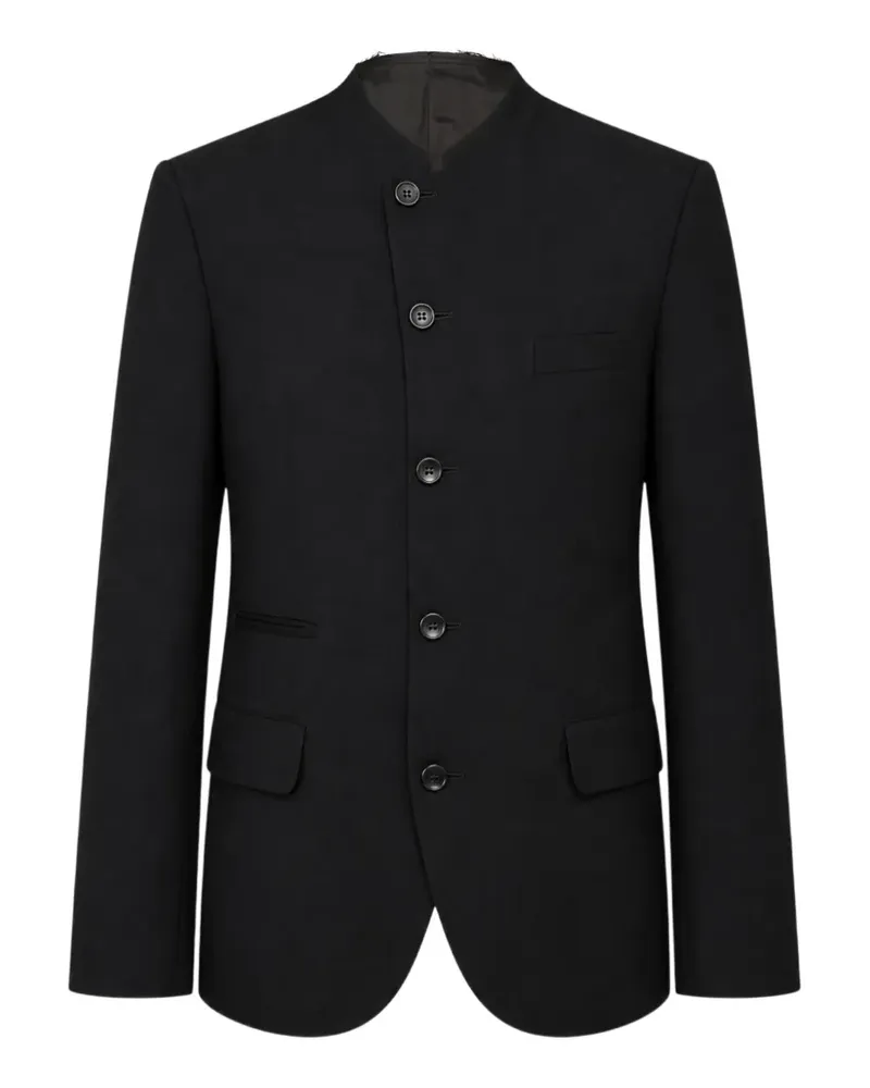 Comme des Garçons Jacke mit Mandarinkragen - Schwarz Schwarz