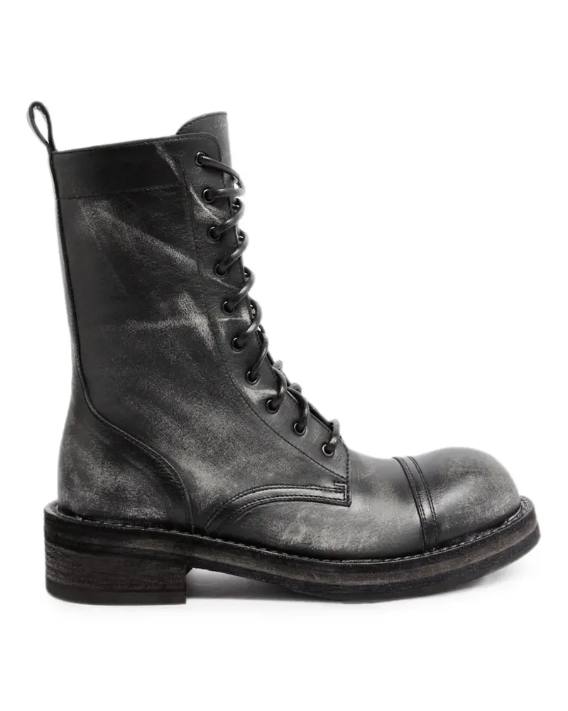 Ann Demeulemeester Aric Schnürstiefel - Schwarz Schwarz