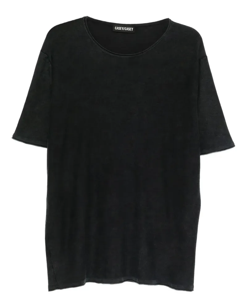 Casey Casey Überfärbtes T-Shirt - Grau Grau