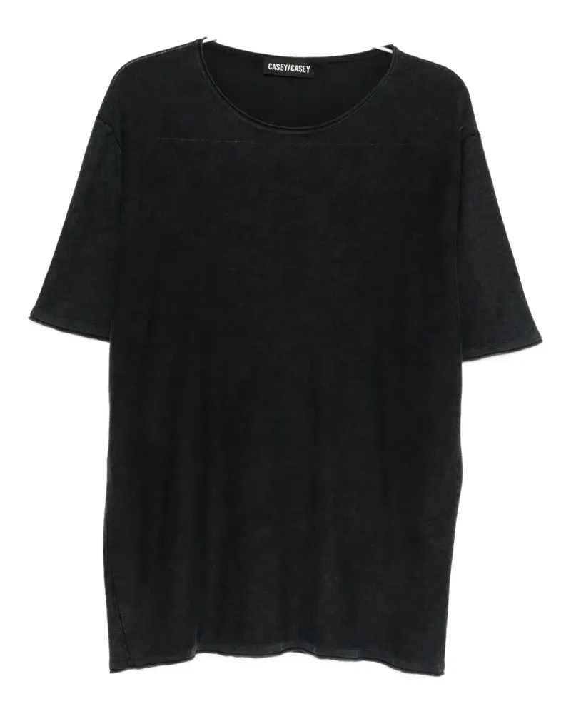 Casey Casey Überfärbtes T-Shirt - Grau Grau