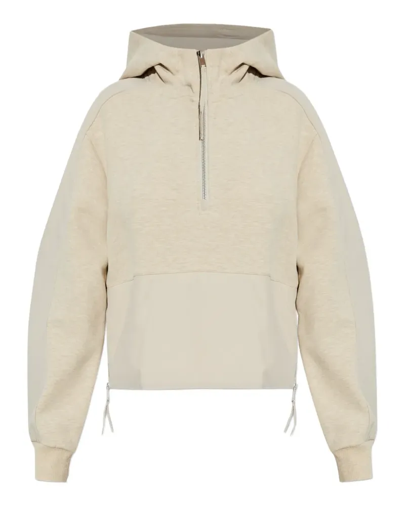 Moose Knuckles half-zip hoodie - Nude Nude