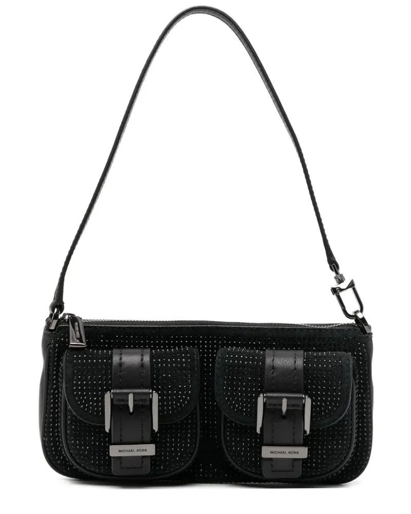 Michael Kors small Zoe shoulder bag - Schwarz Schwarz