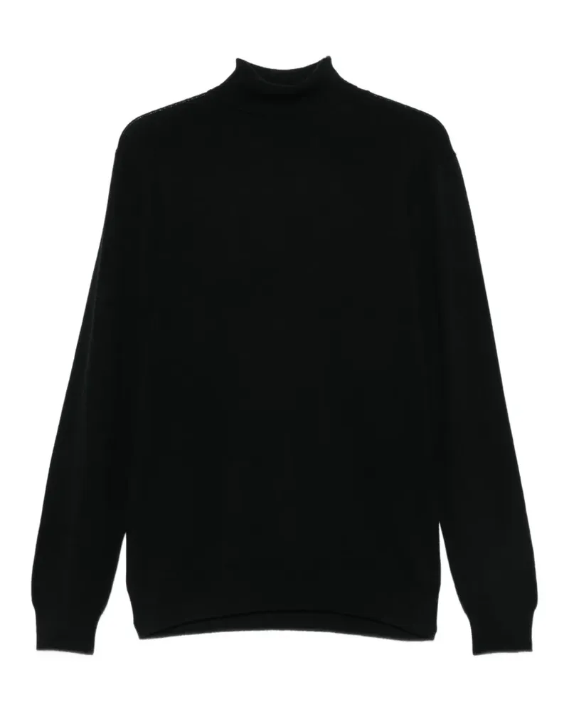 Della Ciana Gestrickter Rollkragenpullover - Schwarz Schwarz