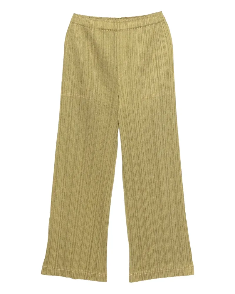 Issey Miyake Plissierte Hose - Grün Grün