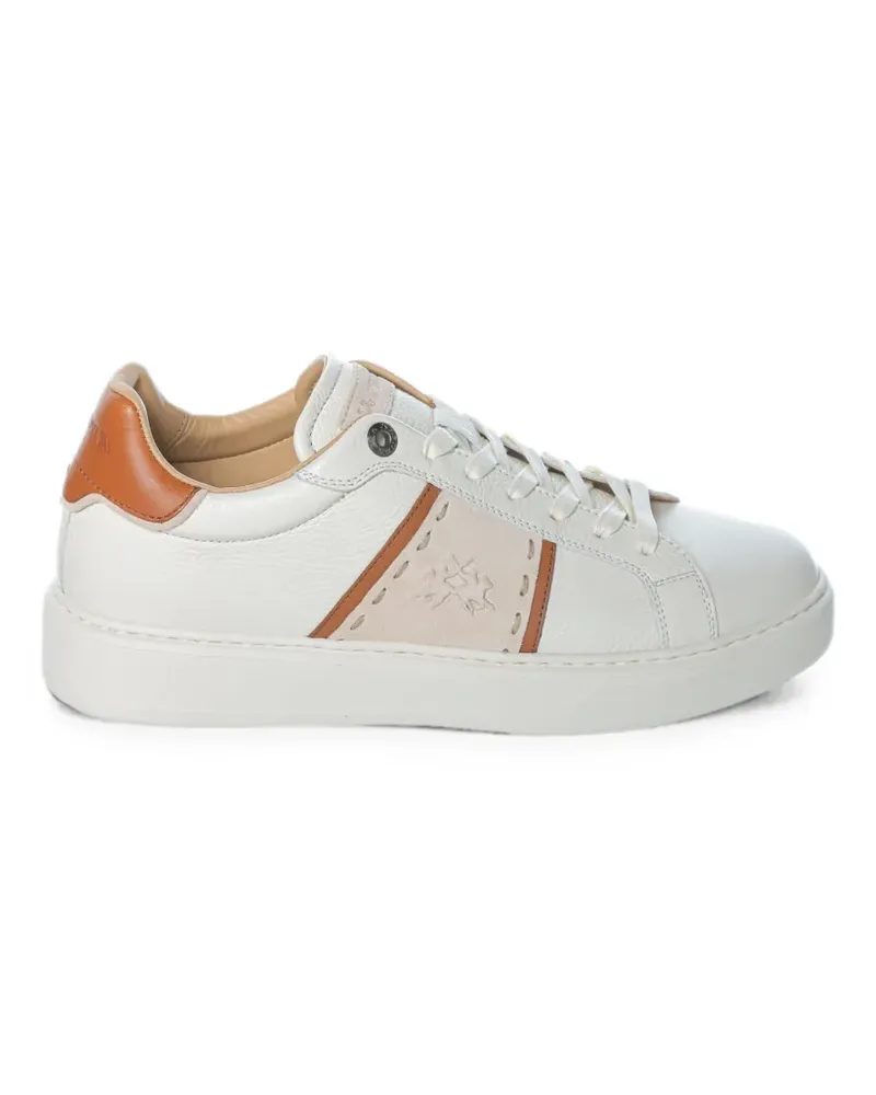 La Martina Blubber leather sneakers - Weiß Weiß
