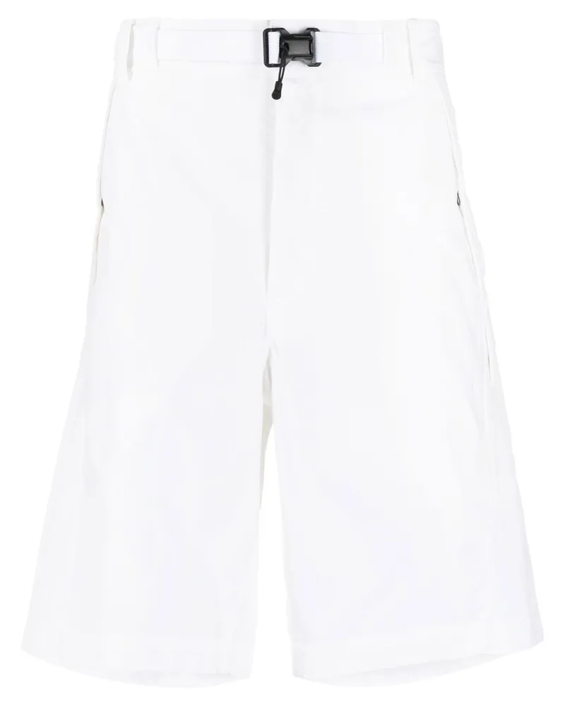 C.P. Company Shorts mit Gürtel - Weiß Weiß